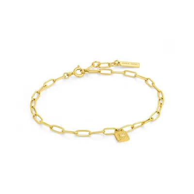 Ania Haie Women's Under Lock & Key Chain Padlock Bracelet In Gold
