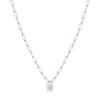 Ania Haie Women's Under Lock & Key Padlock Necklace In Silver
