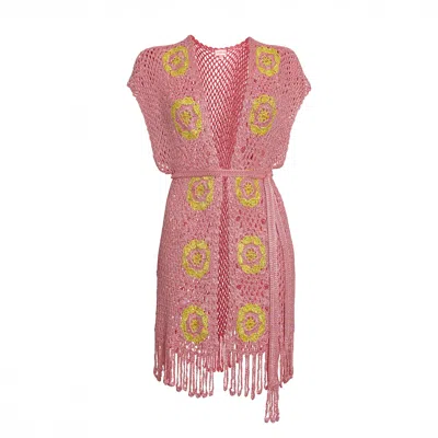 Anicy Manuguian Women's Rose Gold Paula Pink Overblouse