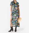 Anim Philipa Dress In Floral In Purple