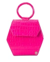 Anima Iris Baby Zuni Embossed Leather Handbag In Pink