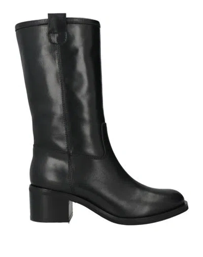 Anima Woman Boot Black Size 8 Leather