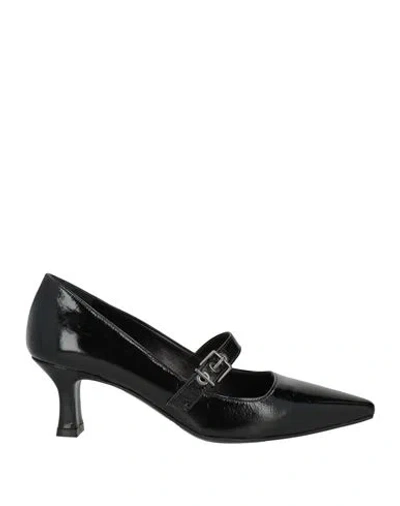 Anima Woman Pumps Black Size 8 Leather