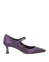 Anima Woman Pumps Purple Size 9 Leather