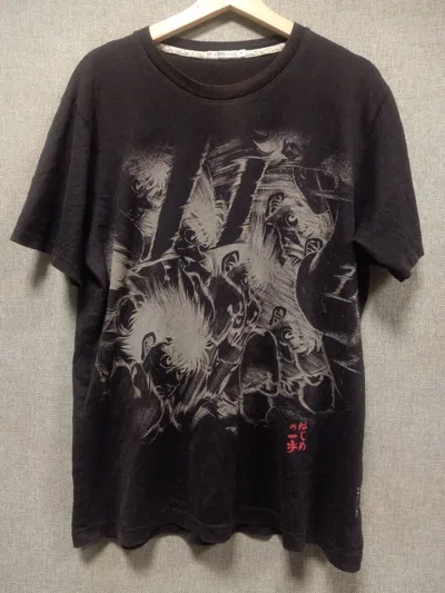 Pre-owned Anima X Cartoon Network T Shirt Anime Japanese Very In Black