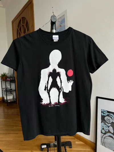Pre-owned Anima X Vintage Death Note Vintage Anime Made In Japan Max Limited T-shirt In Black