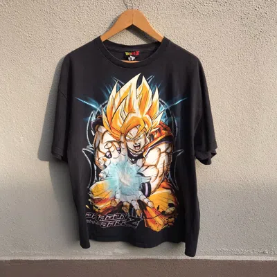 Pre-owned Anima X Vintage Dragonball Z Anime Tee Graphic In Black