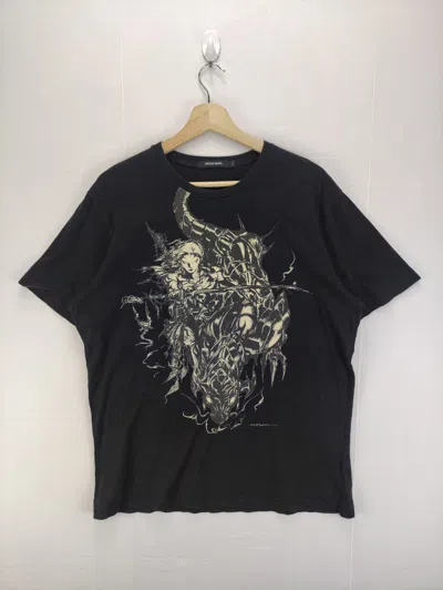 Pre-owned Anima X Vintage Final Fantasy Yoshitaka Amani Uniqlo Tshirt In Black