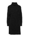 Animagemella Woman Turtleneck Black Size S Acrylic, Wool, Alpaca Wool, Viscose In Black