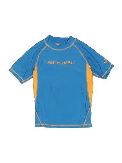 Pre-owned Animal Kids' Active T-shirt In Blue