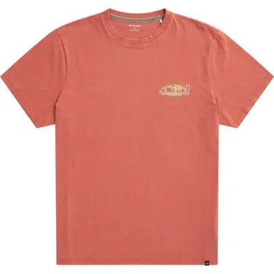 Animal Chase Relaxed Fit T-shirt In Brown