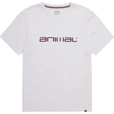Animal Classico Natural T-shirt In White