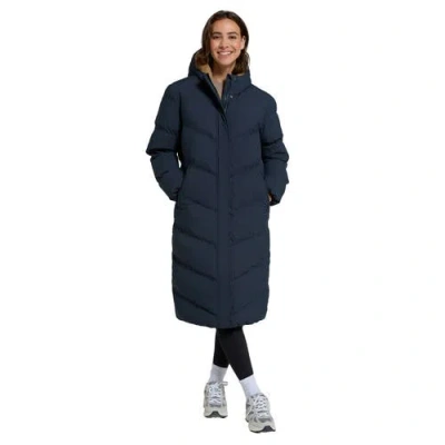 Animal Cocoon Borg Lined Padded Jacket In Blue