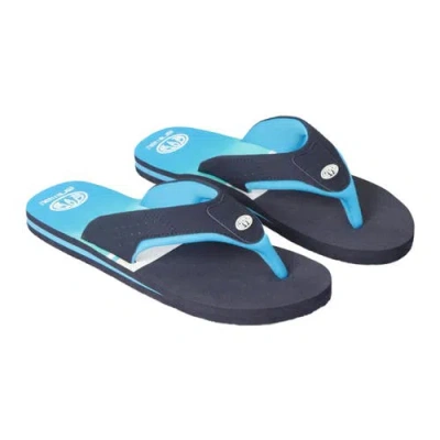 Animal Jekyl Contrast Flip Flops In Blue