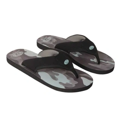 Animal Jekyl Flip Flops In Black