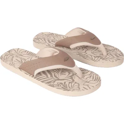 Animal Jekyl Leaves Flip Flops In Multi