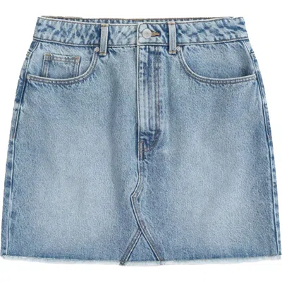 Animal Kate Denim Mini Skirt In Blue