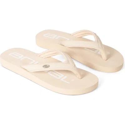 Animal Logo Flip Flops In Pink
