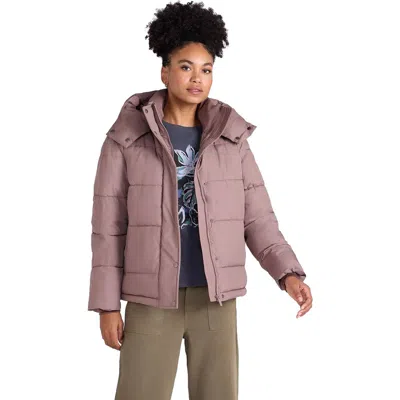 Animal Maeve Puffer Jacket In Pink