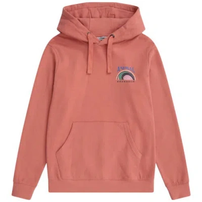 Animal Maya Falmouth Hoodie In Pink