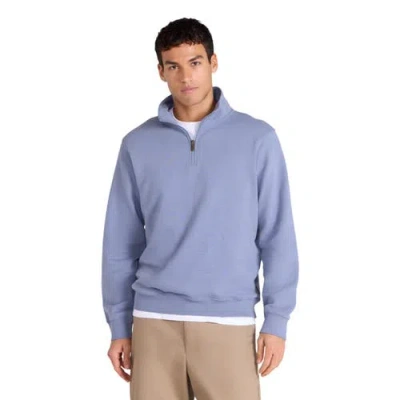Animal Sid Half Zip Sweatshirt In Blue