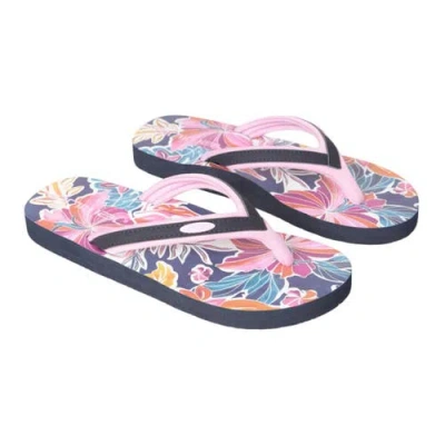 Animal Swish Flowers Flip Flops In Multi