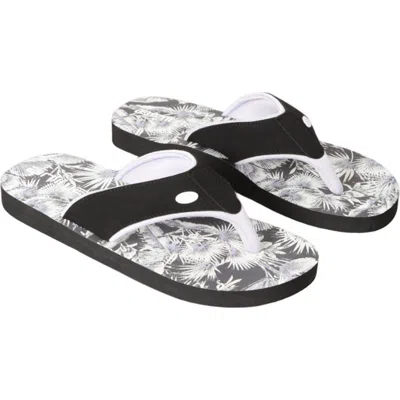 Animal Swish Palm Print Flip Flops In Multi