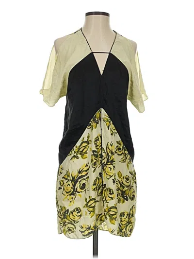 Pre-owned Animale Casual Dress In Yellow