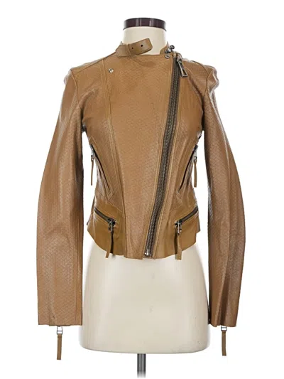 Pre-owned Animale Jacket In Tan