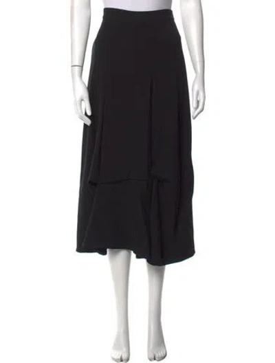 Pre-owned Animale Midi Length Skirt In Black