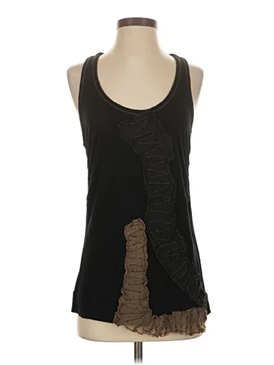 Pre-owned Animale Sleeveless Blouse In Black