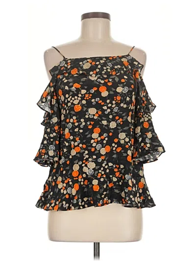 Pre-owned Animale Sleeveless Blouse In Orange