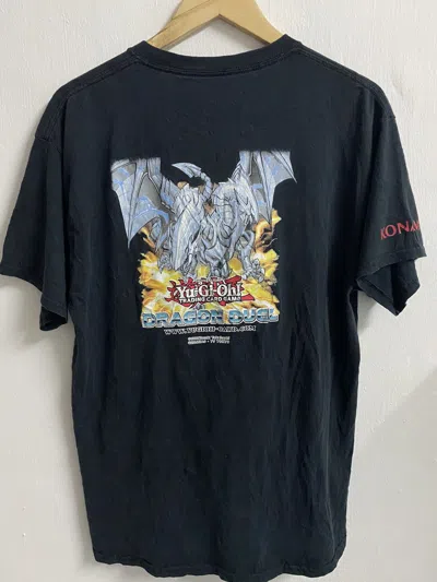 Pre-owned Anime Vintage Yugioh Blue Eyes White Dragon In Black