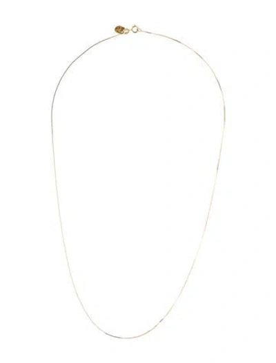 Pre-owned Anine Bing 14k Chain Necklace, 18" In Multi