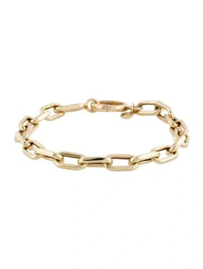 Pre-owned Anine Bing 14k Link Bracelet, 7" In Multi