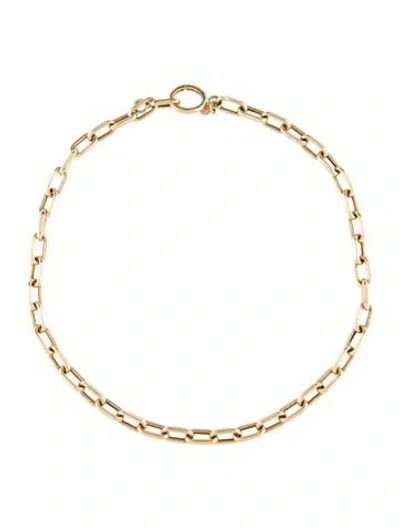 Pre-owned Anine Bing 14k Link Chain Necklace, 16.25" In Multi