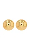 Anine Bing Large Dome Earrings In Gold In Gold