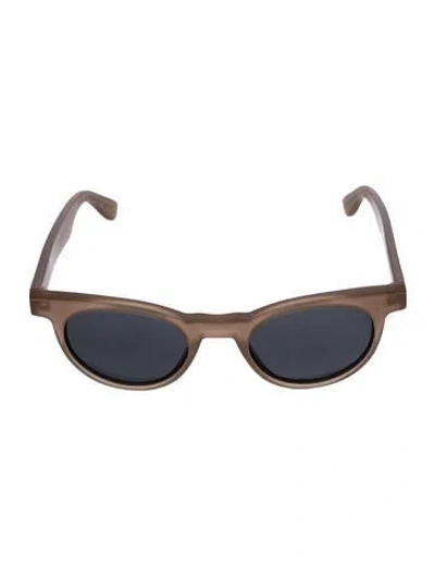 Pre-owned Anine Bing 372956 Round Sunglasses In Neutral