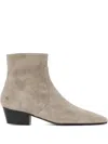 Anine Bing 43mm Freya Pointed Ankle Boots In Gray