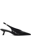 Anine Bing 50mm Hilda Slingback Pointed-toe Pumps In Black