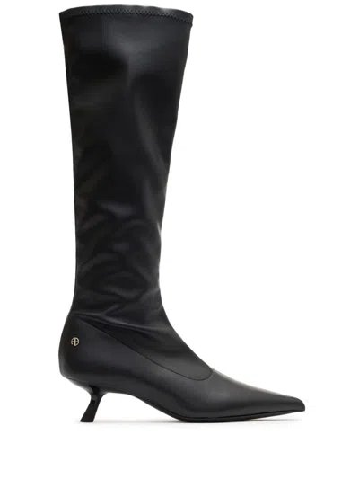 Anine Bing 50mm Tall Hilda Boots In Black