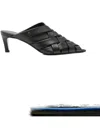 Anine Bing Heeled Mules Eve In Black