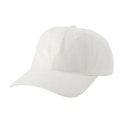 Anine Bing A-12-9084-ivy26 Baseball Cap In White