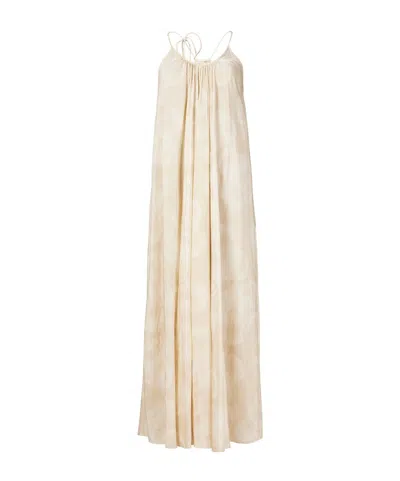 Anine Bing Aida Maxi Dress In Nude