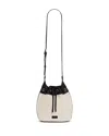 Anine Bing Alana Mini Bucket Bag In Neutral