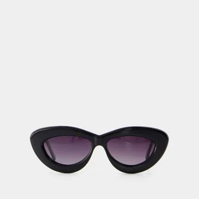 Anine Bing Alba Sunglasses In Black