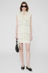 Anine Bing Alden Dress In Cream