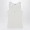 ANINE BING ANINE BING ALESSIA IVORY TANK TOP
