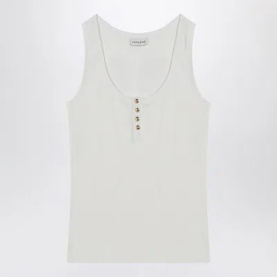 Anine Bing Alessia Ivory Tank Top
