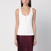 Anine Bing Alessia Tank Top In White